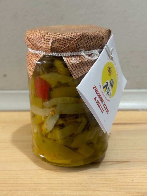 ZUCCHINE VERDI A FILETTI (VASO 280GR)