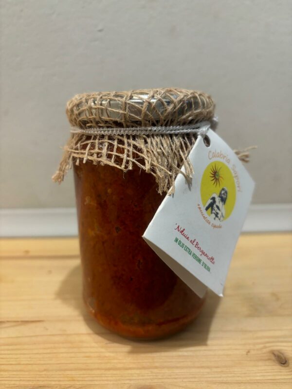 NDUJA DI SPILINGA BERGAMOTTO (VASO 280GR) 7,50   (VASO 95GR) 5,00 (Copia)