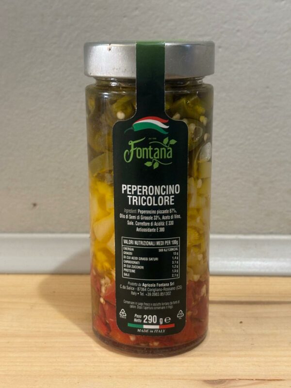 PEPERONCINO TRICOLORE (VASO 290GR)