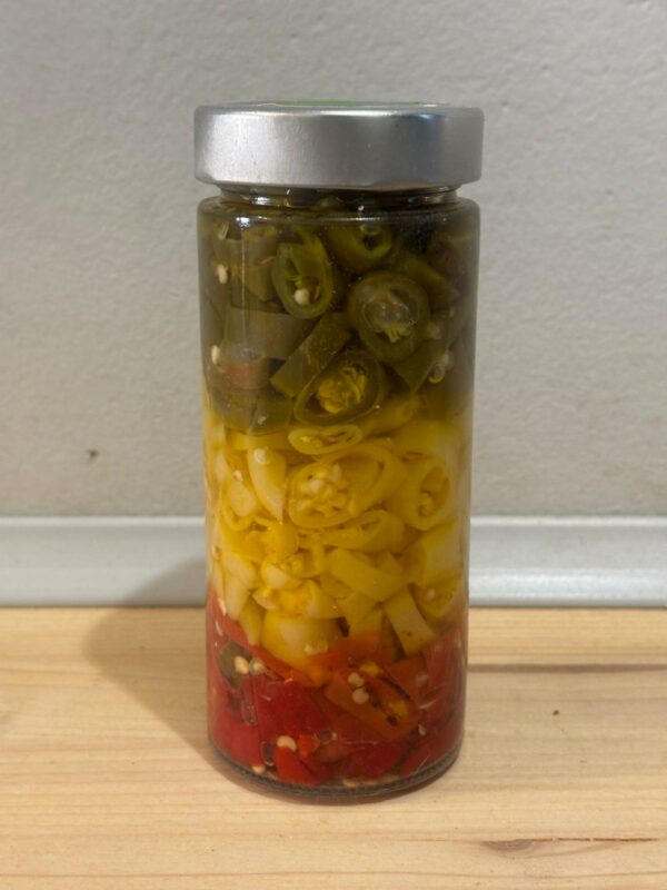 PEPERONCINO TRICOLORE (VASO 290GR) - immagine 3